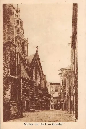 Autentyczny Gouda Achter de Kerk HC14681
