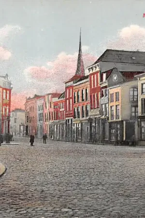 Gouda Markt met Wijdstraat Rechts politiebureau HC14665 Darmowa dostawa