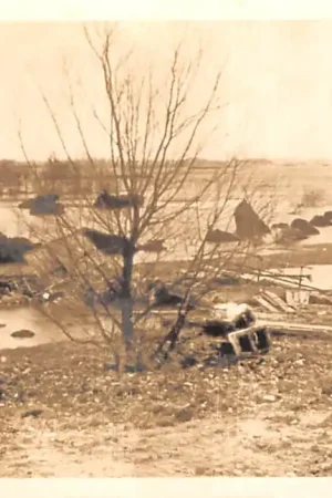 Nowość Ouderkerk aan den IJssel Fotokaart Watersnood Ondergelopen land HC14574