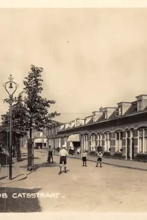 Rabat Dordrecht Jacob Catsstraat Fotokaart 1945 HC14558