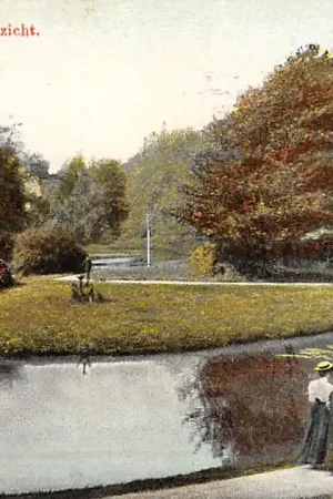 Rotterdam Park gezicht 1914 HC14371 Oryginalny