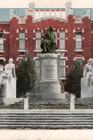Rotterdam 's-Gravendijkwal Van 't Hoff Monument 1922 HC14332 Oryginalny