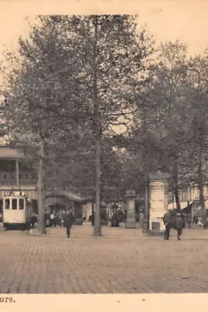 Niska cena Rotterdam Beursplein met Station Beurs 1914 RETM Tram Lijn 7 HC14280