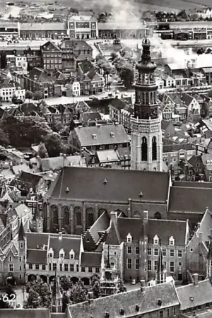 Darmowa dostawa Middelburg Abdij 18-7-62 KLM Luchtfoto HC14132