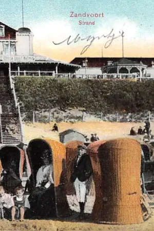 Rabat Zandvoort Strand en Boulevard 1912 HC13951