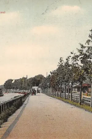 Purmerend Jaagweg met Noordhollands Kanaal Binnenvaart schepen Scheepvaart 1906 HC13935 Oferta