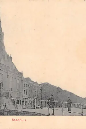 Schoonhoven Stadhuis met Haven 1905 HC13611 Zamów teraz