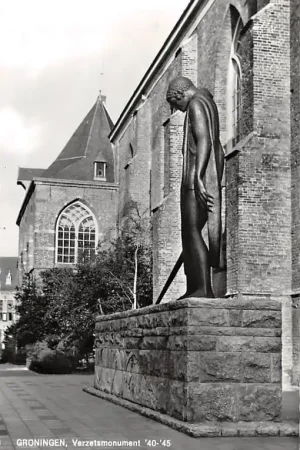 Groningen Verzets monument '40- '45 1960 HC13520 Premium