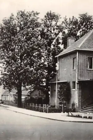 Aalsmeer Hadleystraat 1947 Type fotokaart HC13070 Oryginalny