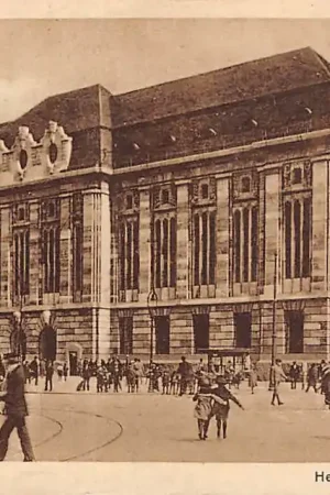 Rotterdam Coolsingel Het nieuwe Postkantoor HC12631 Oryginalny