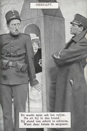 Zamów teraz Militair Mobilisatie 1914 WO1 Gesnapt! Humor HC12766