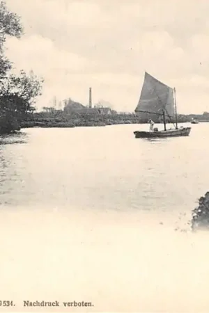 Rotterdam De Schie met zeilschip Binnenvaart schepen Scheepvaart HC12404 Rabat