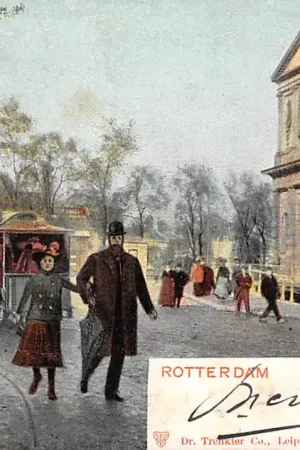 Rotterdam Delftsche Poort en Slagveld en Paardentram Tram HC12228 Szybka dostawa