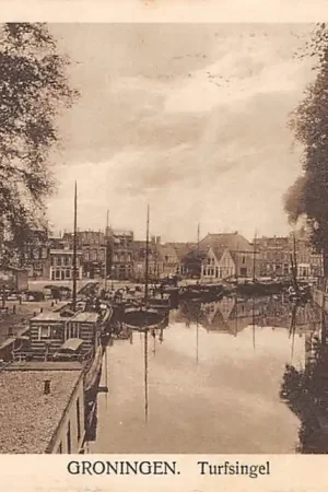 Groningen Turfsingel 1925 Binnenvaart schepen Scheepvaart HC12107 Najlepsza cena