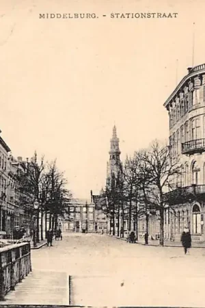 Middelburg Stationstraat Café Restaurant Koole Hotel Du Commerce HC12072 Najlepsza cena