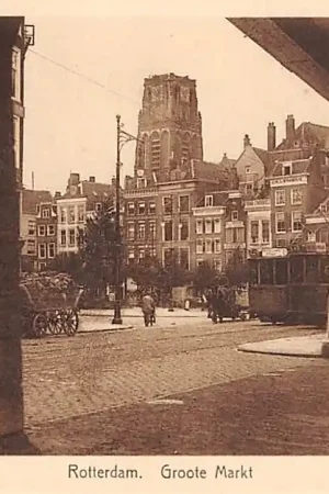 Rotterdam Groote Markt met RETM tram lijn 6 HC12175 Najlepsza cena