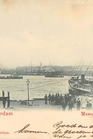 Rotterdam Maasgezicht Vlieger Binnenvaart schepen Scheepvaart HC11910 Najlepsza cena