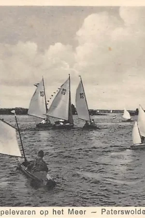 Paterswolde Spelevaren op het Meer 1942 Zeilen HC11864 Ekspresowa dostawa