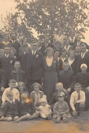 Meerkerk Fotokaart Bruiloft Alblasserwaard HC11756 Oryginalny