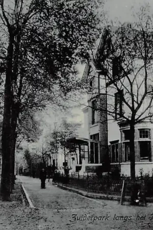 Groningen Zuiderpark langs het Kanaal HC11623 Autentyczny