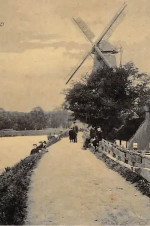 Wyprzedaż Groningen Reitdiep Barkmolen Molen 1905 HC11517