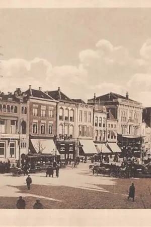 Groningen Vischmarkt Tram 1920 HC11489 Wysoka jakość