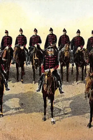 Militair Eskadron Ordonnansen Soldaten te paard Serie Onze land- en zeemacht Cavalerie HC11167 Rabat