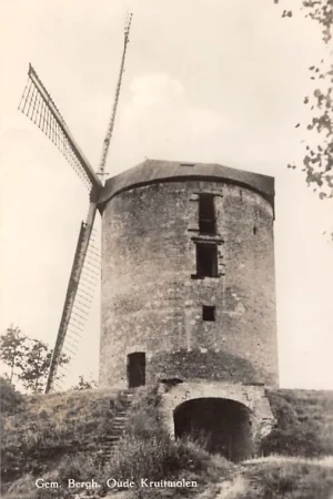 Rabat Gem. Bergh Kruitmolen Molen Montferland 1958 HC11133