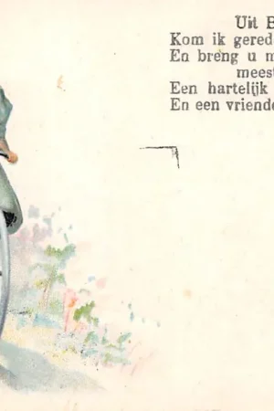 Promocja Bergambacht Uit Bergambacht kom ik gereden op de fiets 1907 HC11118