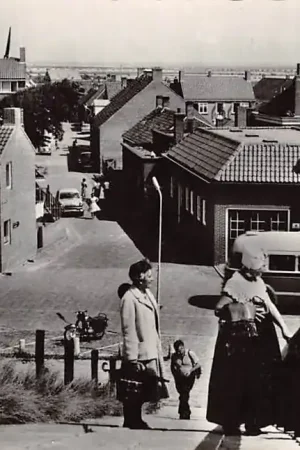 Promocja Zoutelande Panorama Auto Bus Klederdracht 1964 Vintage HC11087