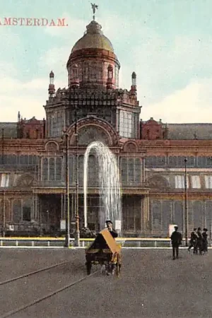 Amsterdam Paleis voor Volksvlijt met hondenkar HC11038 Tylko dziś