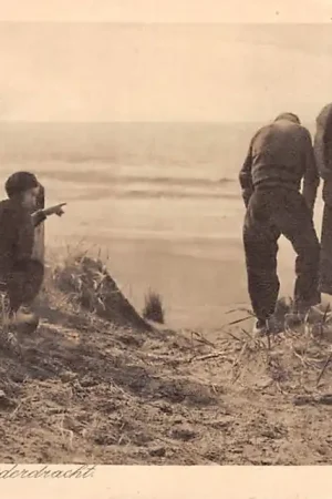 Scheveningen Scheveningsche Klederdracht 1935 Vintage 's-Gravenhage HC11028 Szybka dostawa