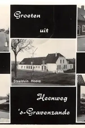 Heenweg 's-Gravenzande Groeten uit Centrum Lugtigheidstraat Staelduinhoeve Boelhouwerstraat 1968 HC11009 Wysoka jakość