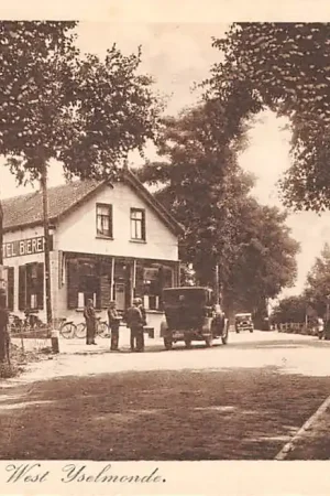 Oryginalny West IJsselmonde Café Sport met auto Rotterdam HC11001