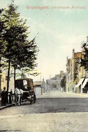 Kup teraz Groningen Verlengde A-straat Paard en wagen HC10670