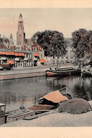 Ekspresowa dostawa Groningen Westerhaven Binnenvaart schepen Scheepvaart 1948 HC10664