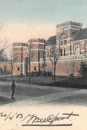 Rabat Groningen Gevangenis met Watertoren 1903 HC10423