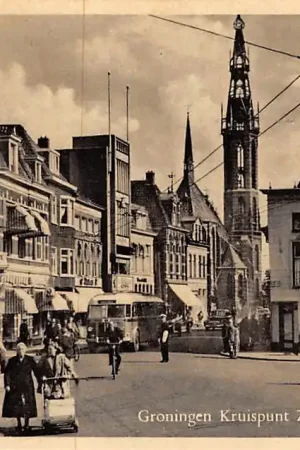 Ostatnia szansa Groningen Kruispunt Zuiderdiep - Steentilstraat Bus Winkel De Gruyter HC10092