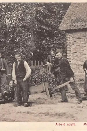 Militair WO1 1914-1918 Mobilisatie Soldatenleven Soldaten Humor Dorpsleven HC10190 Popularny