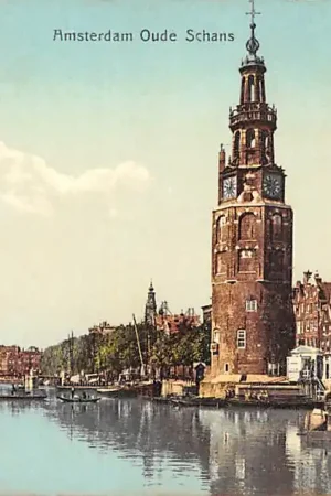 Amsterdam Oude Schans Binnenvaart schepen Scheepvaart HC9953 Bezpieczna płatność