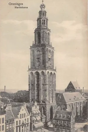 Groningen Martinitoren Cafe Restaurant L.B. de Jong HC10247 Promocja