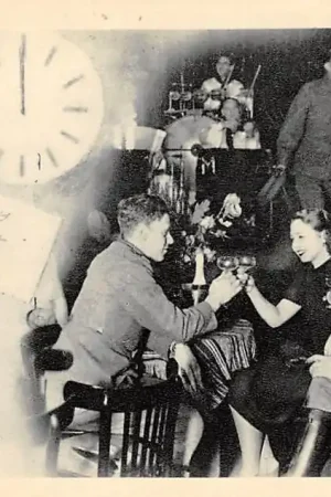 Militair WO2 Mobilisatie Gelukkig Nieuwjaar Brodway Cabaret Soldaten HC10228 Tani