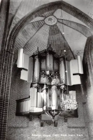 Wyprzedaż Zeerijp Orgel Ned. Hervormde Kerk 1966 Loppersum HC9595