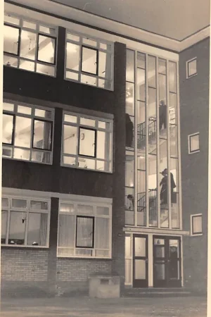 Bezpieczna płatność Gouda Groenendaal Achterzijde Groen van Prinsterer School Fotokaart HC9575