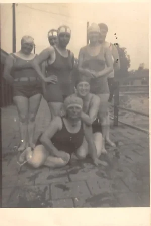 Szybka dostawa Gouda Zwembad in de Houtmansgracht Bleekerssingel Fotokaart HC9572