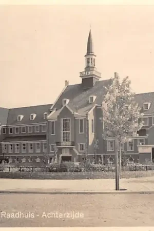 Promocja Alphen aan den Rijn Raadhuis Achterzijde 1944 Type fotokaart HC9393