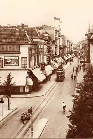 Groningen Heerestraat met tram type fotokaart HC9525 Premium