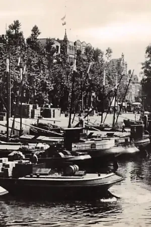 Zamów teraz Rotterdam Noordblaak met binnenvaart schepen 1940 Scheepvaart HC9500