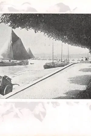 Arnhem Rijnkade met binnenvaart schepen voor 1906 Scheepvaart HC9323 Niska cena