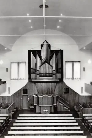 Sliedrecht Interieur van de Chr. Gereformeerde Kerk Centrum Orgel 1966 HC9166 Ostatnia szansa